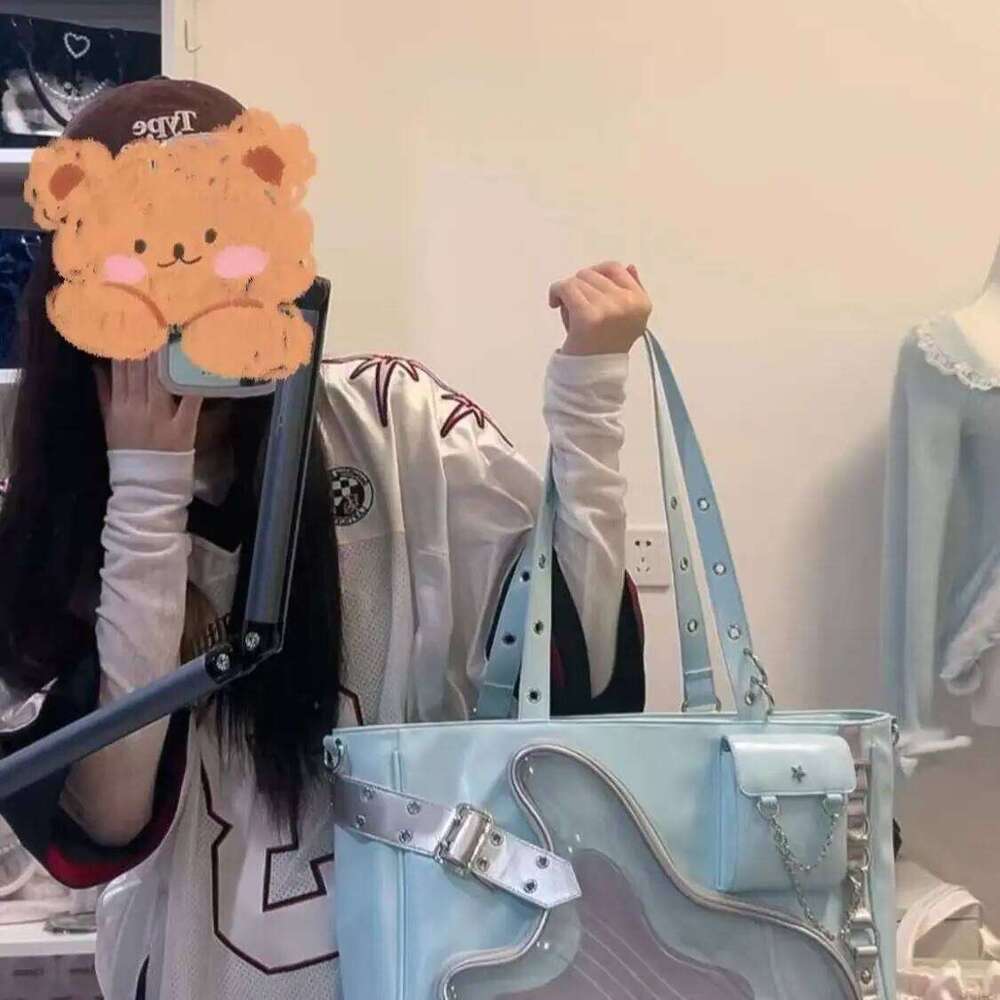 New Tibetan Light Brand Girls Bass Ulzzang Ita Niche Design Large Capacity Y2K Tote Daily Commuter Women's Shoulder Bag Z260207 - view 3