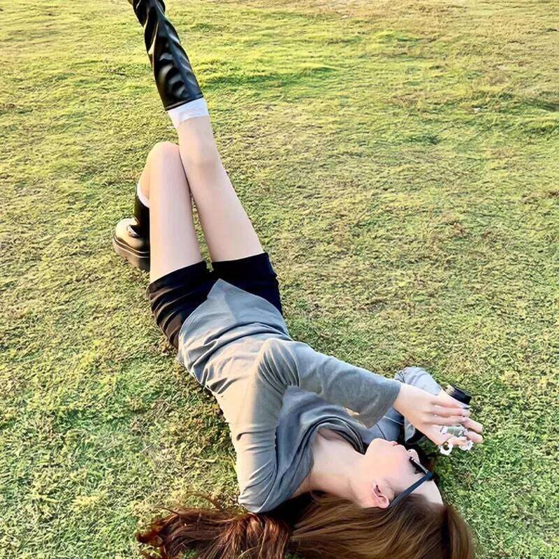 2026 Summer Ultra-Short Slimming Women High-Waist Thin Tights Outerwear Black Shorts Korean Streetwear Hot Short Pants XJ260206