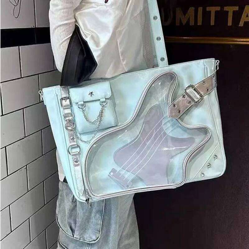 New Tibetan Light Brand Girls Bass Ulzzang Ita Niche Design Large Capacity Y2K Tote Daily Commuter Women's Shoulder Bag Y260205