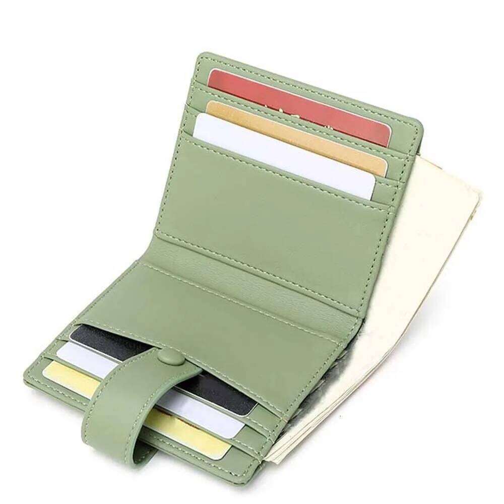 Portable RFID Protection Wallet PVC Antimagnetic Short Folding Purse Multiple Classic PU Card Bag Shopping Y260206
