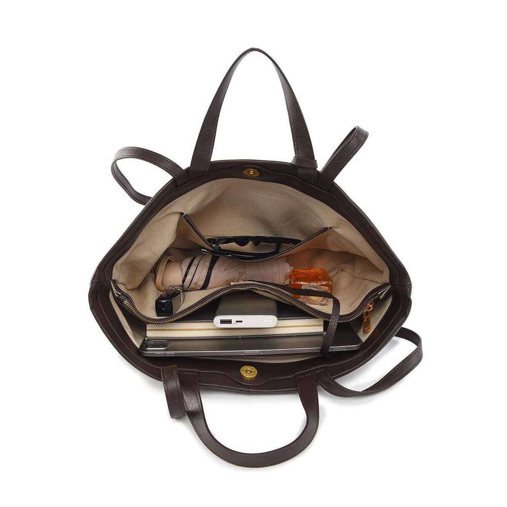 Luxury Woman Shoulder Soft Leather Large Capacity Square Fashion Tote Bag Korean Fashionable Handbag Shopping Underarm Bags Y260204