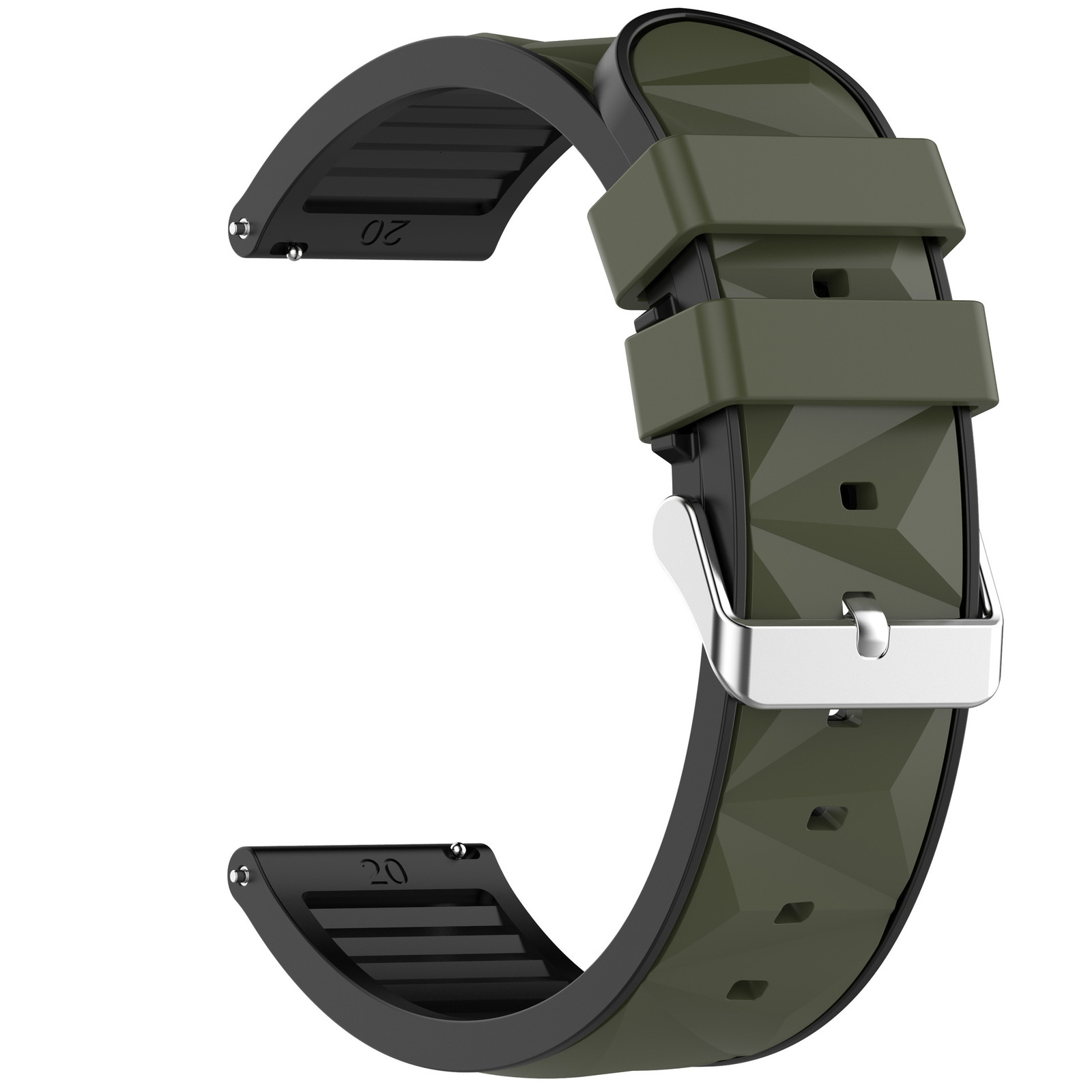 Mosaic FKM Rubber Watch Strap 20mm 22mm For Rolex Submariner Watch Quick Release Straps Diver FKM Watch Band 250902