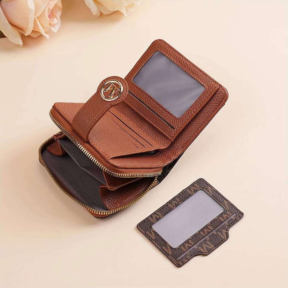 Women's Wallet Multiple Card Slots, Cash Pocket, Retro Style, Mini Purse, Minimalist Charm, Travel Accessory, Daily Essentials Y260206