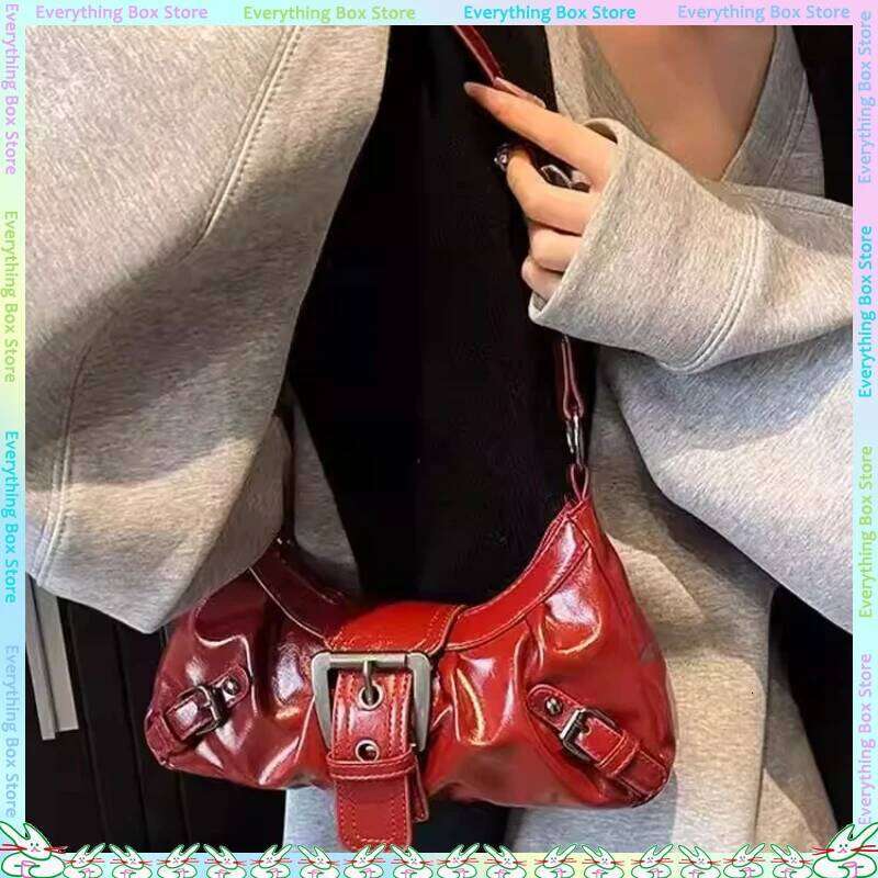 New Minimalist Fashionable Solid Color Texture Large Capacity Casual Underarm Single Shoulder Sweet And Cool Bag Friend Gift Y260205