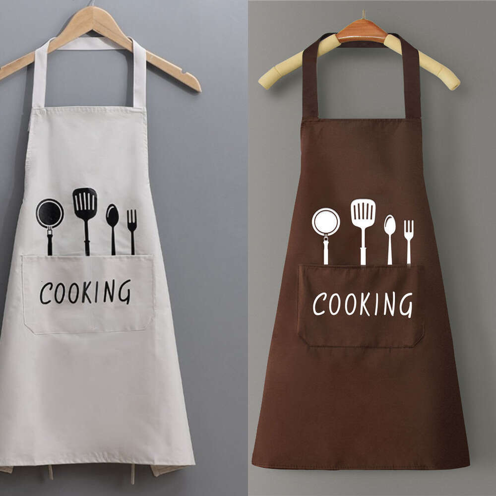 1Pcs PVC Household Cooking Men Women Oil-Proof Waterproof Adult Waist Fashion Coffee Overalls Apron Kitchen Accessories S260205 5f2