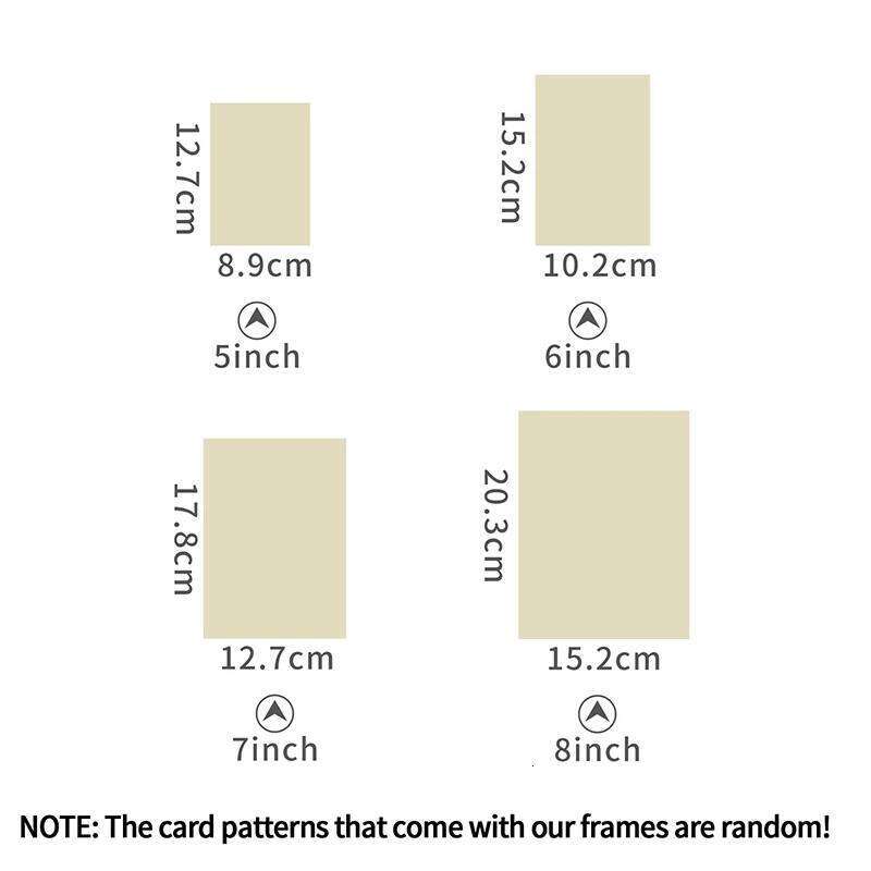 Nordic Style Picture 5/6/7/8 Inches Photo Frame for Tabletop Display Wedding Baby Family Portraits Home Office Decoration S260205