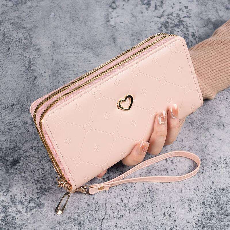 Personality new purse girls long double zipper wallet luxury Japan and South Korea fashion large capacity clutch bag 20% Y260206