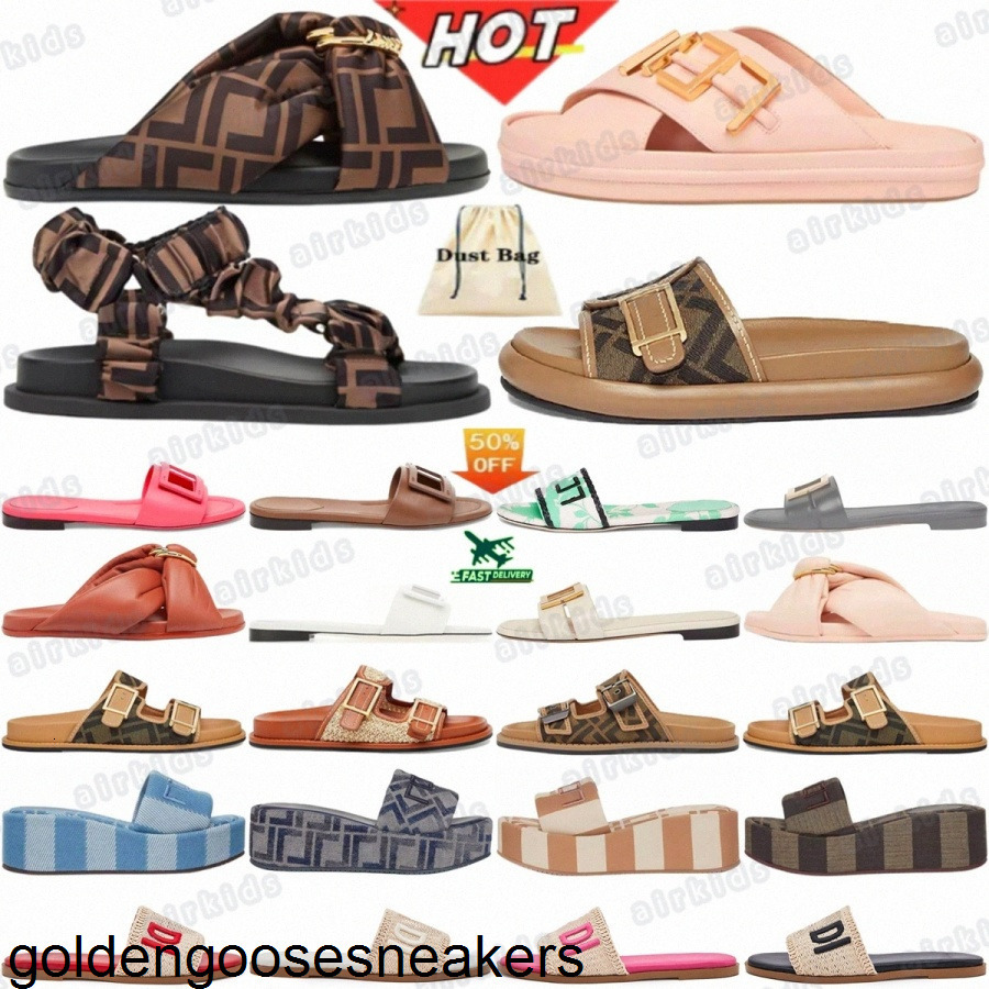 ff fendishoes fendisneakers fendily fendisandals fendislide fendiboot men women Signature slippers designer sandals famous women slide sliders Feel Baguet 1S0T
