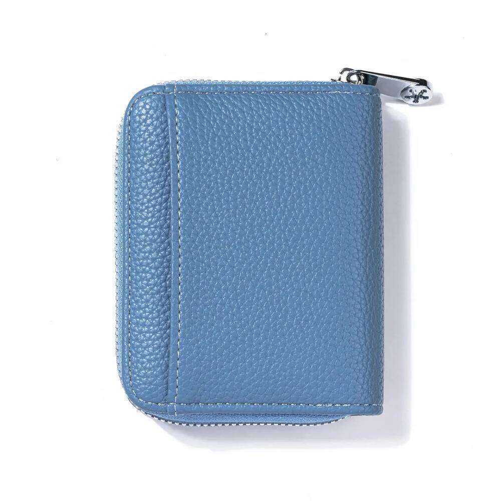 New PU Leather Purse Zipper Portable Credit Card Holder Mini Coin Pouch Gift Y260206