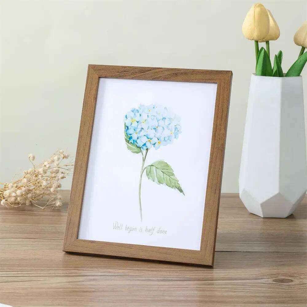 Multi Size Wall-mounted Display Wooden High Quality Home Decorative Picture DIY Photo Frame Easy To Hang S260205 3 f00
