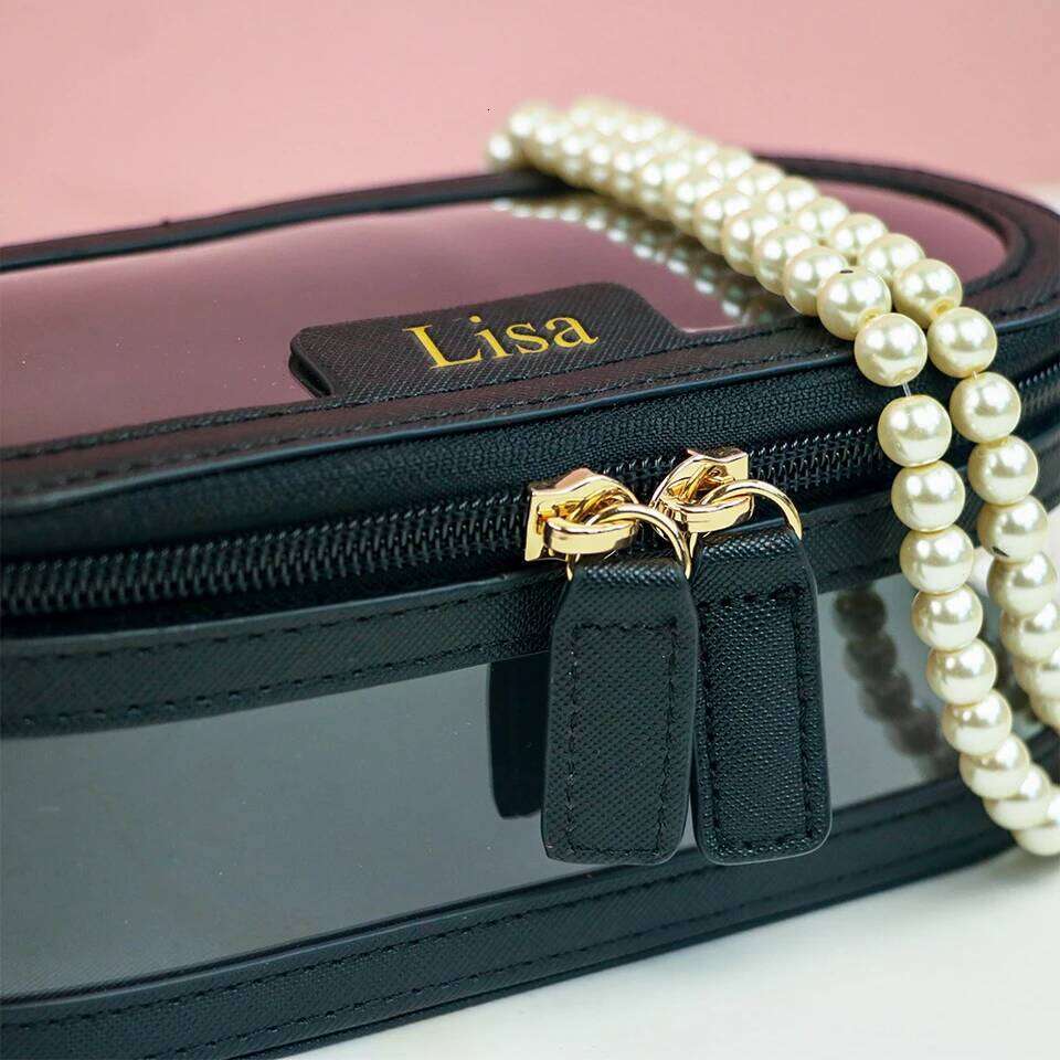 Customized multi-color PU leather PVC washroom with large storage capacity and waterproof makeup bag Y260206