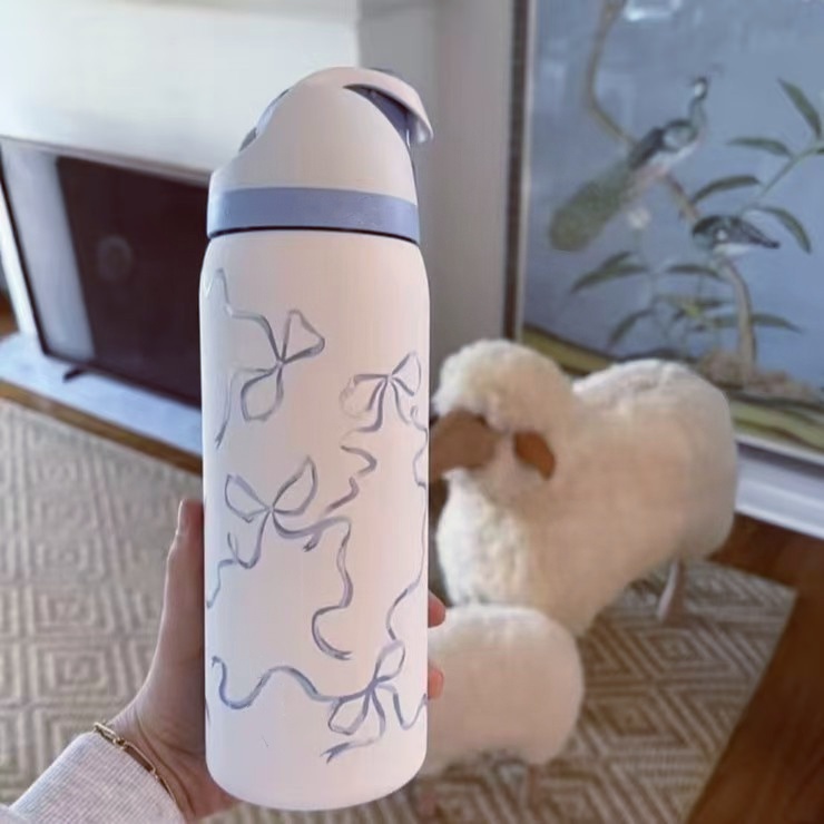 Designer Cat Cups Vacuum Flasks Thermoses Water Bottles Drinkware Thermo Stainless Steel Tumbler Thermal Car Mugs Original Cold Coffee 24oz 32oz Cup Wholessale