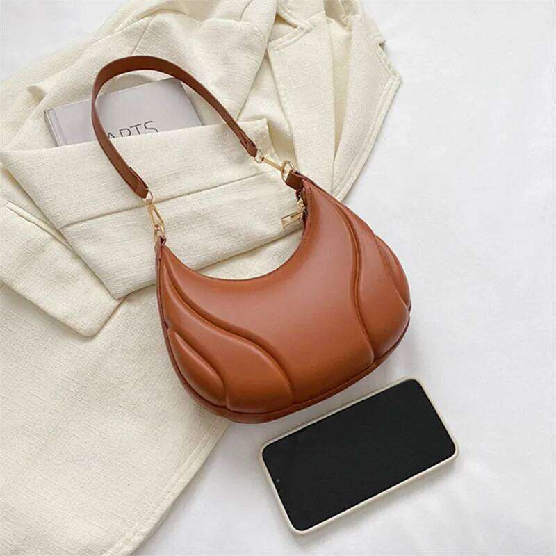 Stylish Pu Leather Handbag Women Armpit Shoulder Fashionable Tote Versatile Crossbody Bag, Suitable for Daily Use Y260205