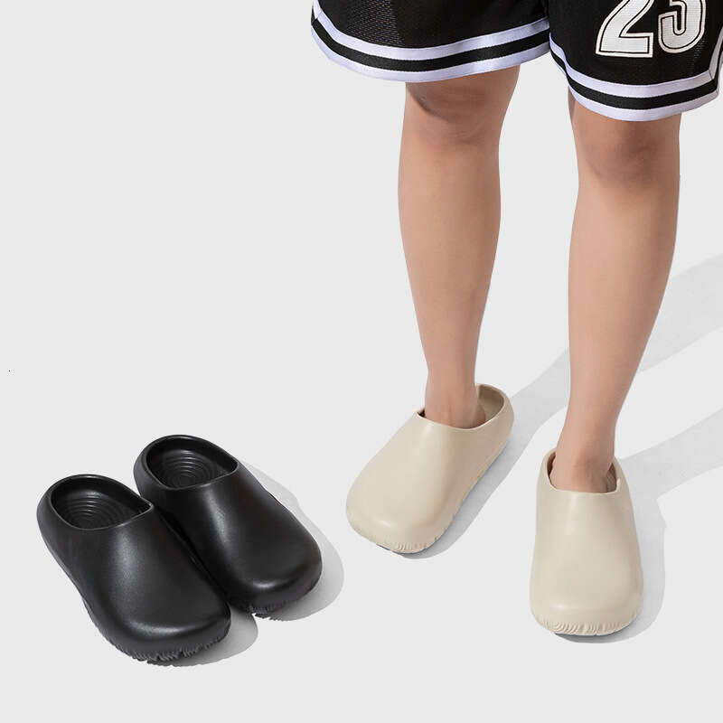 designer slides EVA slippers designer summer bread hole shoes same style non slip outdoor sandals stepping on feces feeling sports beach sandals home