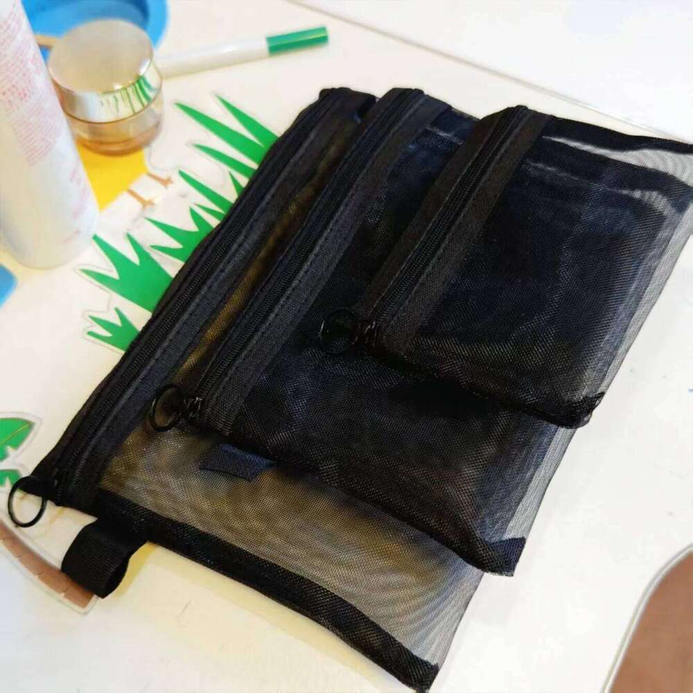 Women Mesh Cosmetic Travel Storage Makeup Bag Organizer Female Make Up Pouch Portable Small Large Toiletry Beauty Case Y260206