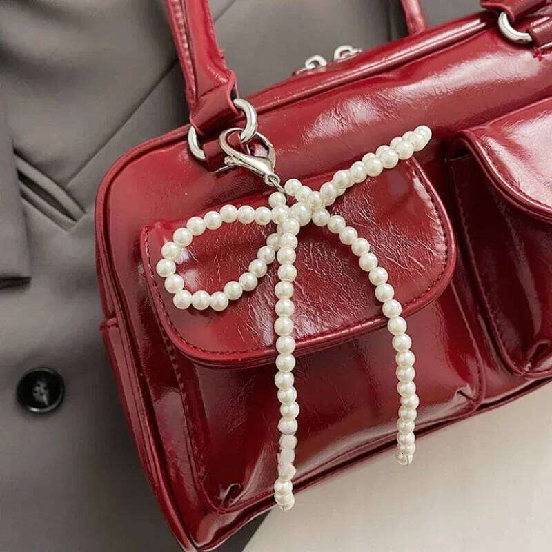 Solid Sewing Thread Glossy PU Shoulder Fashion Versatile Hand 2025 Hot Sale Bags for Women Bolsas Femininas Z260207 - view 5