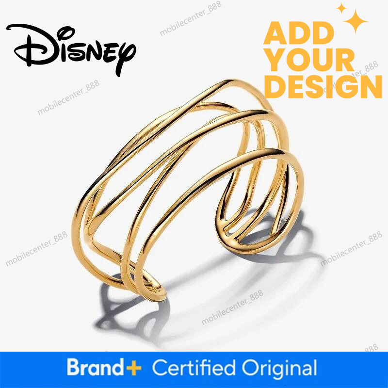 Disney Designer Jewelry Disney's Original 2025 Charm Fashion Creative Geometric Necklace Earrings Rings Bracelets Fit Brand DIY Jewelry Accessori - view 7