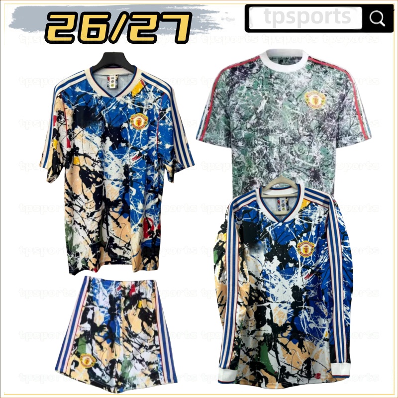 25 26 Stone Roses Man ChesteE UnIteD'Special Soccer Jersey AMAD GARNACHO DE LIGT HOJLUND MAINOO MOUNT football shirt Stone MARTINEZ CASEMIRO RASHFORD B. FERNANDES