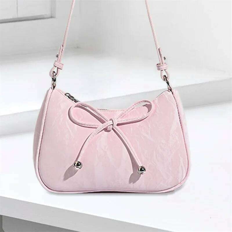 Small Shoulder for Women Delicate Bow Handbag Lightweight Underarm Bag with Long Strap Z260207 - view 4