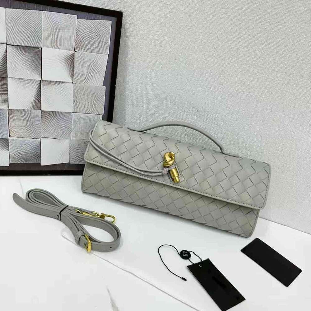 Famous brand Luxury shoulder bag Hobo leather rectangular women s new handbag woven underarm Niche phone high end single horizontal SENYY