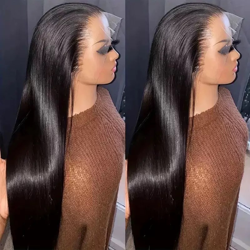 13x6 hd Lace Frontal Wigs Human Hair Glueles Wigs Human Hair Wear and Go Raw Indian Cuticle Aligned Hair Wigs for Black Women