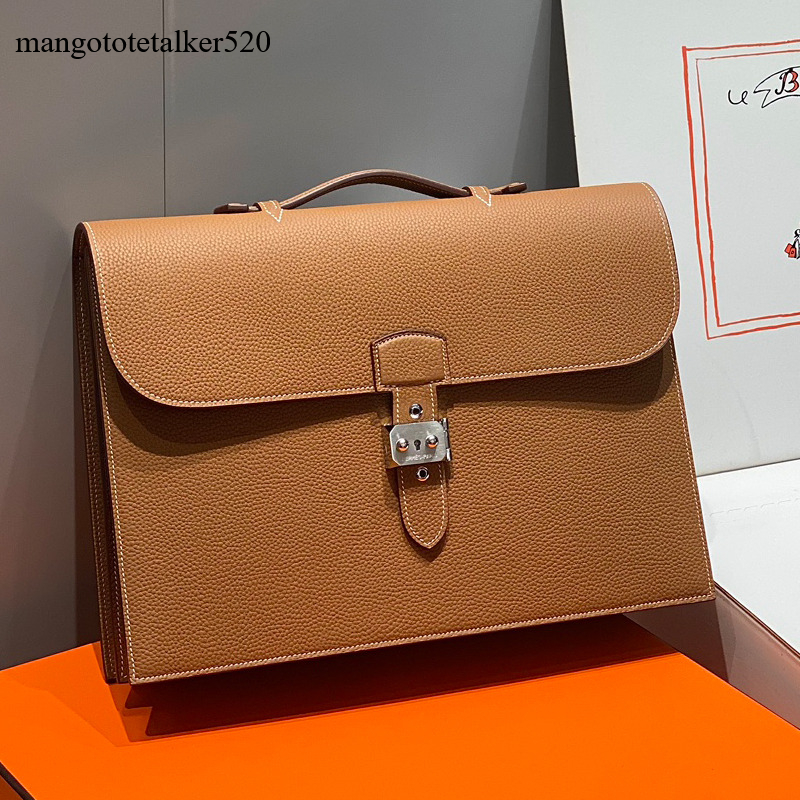 Sac a depeches light 37 High-Quality Bags Men Business/Formal Handbag Togo Genuine Leather Tote Bag mangototetalker520