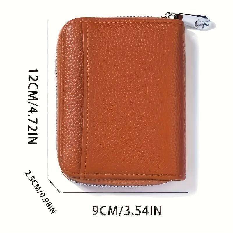 A New Style Women'S Simple Ladies' Purse, Fashionable Multi-Functional Mini Wallet, Short Lychee Pattern Coin Purse Y260206