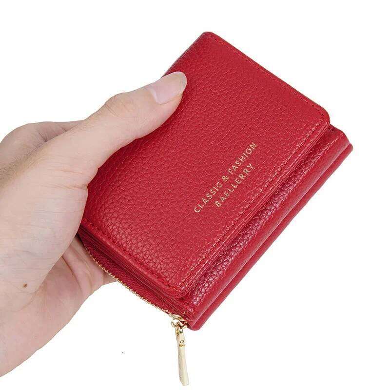 New Mini Small Short Women Wallets High Quality Coin Pocket Luxury Female Purses Card Photo Holder Cute Wallet for Girls Y260206