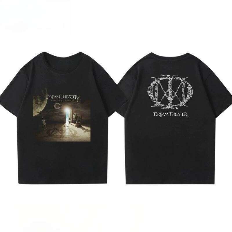 Rock Roll Band T-shirts Men and Women Theater Dream Theatre Heavy Cotton High Street Printing Short Sleeve X260207