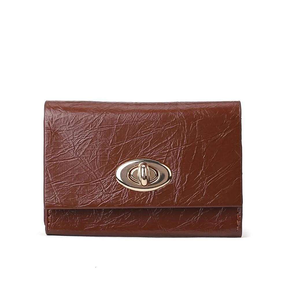 Fashion Short Women Wallet Waterproof Solid Color Coin Purse PU Leather Multi Layer Credit Card Holder Gifts Y260206