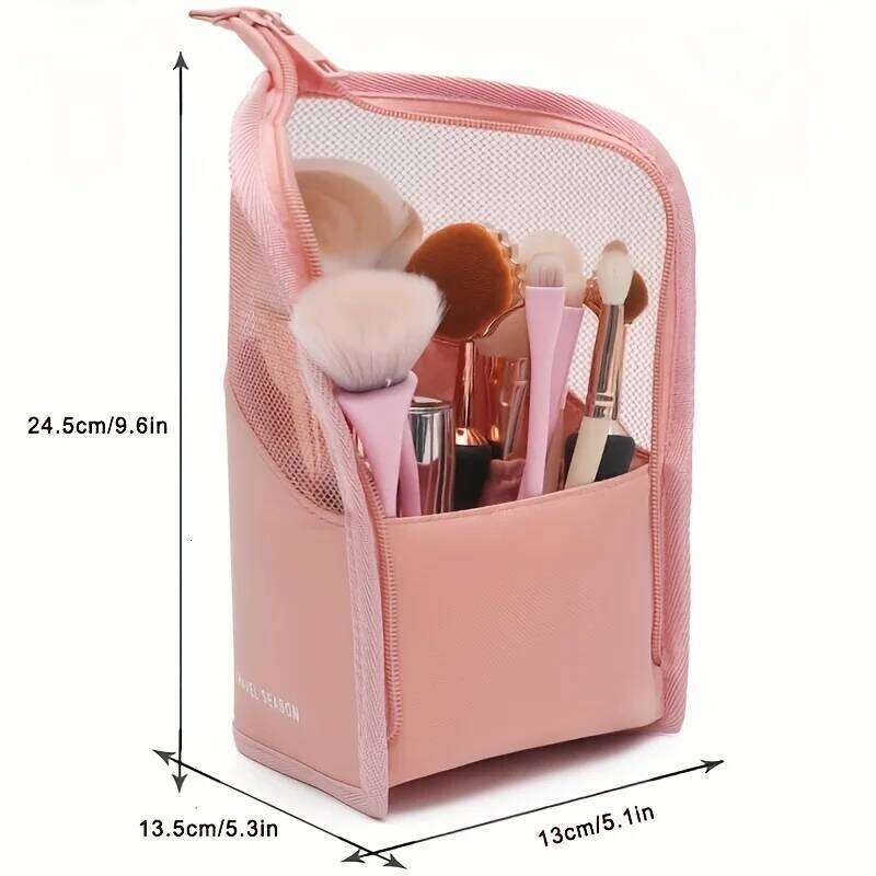 A Spacious Vertical Eyebrow Pencil Case, a Portable Organizer Bag Makeup, Perfect for Women - Easy to Use And Carry. Y260206