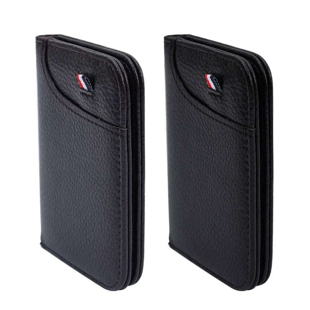 Portable Super Slim Soft PU Leather Mini Credit Purse Card Holders Men Wallet Thin Small Short Wallets Y260206