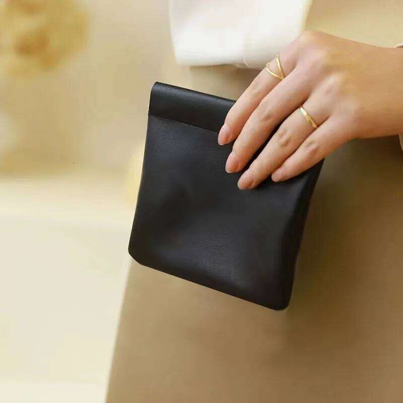 Simple Makeup Storage Bag Women Fashion Portable Mini Key Jewelry Cosmetic Organizer Pouch Handbag Pu Small Bags Gift Y260206