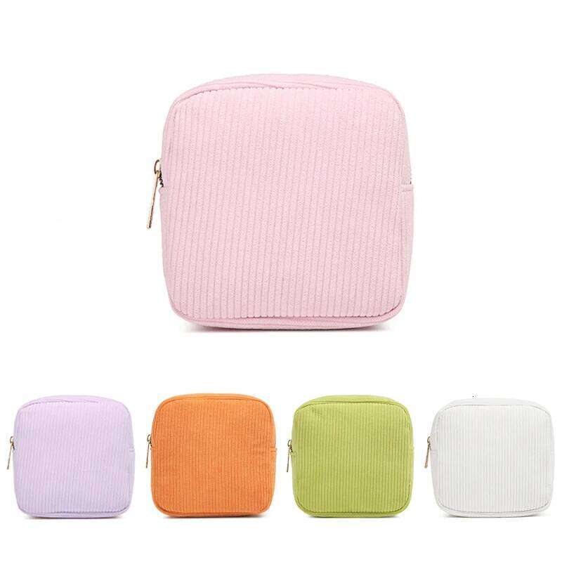 Ins fashion Plush Mini Cosmetic Storage Pouch Women Portable Makeup Lipstick Sanitary Napkins Travel Organizer Bags Small Bag Y260206