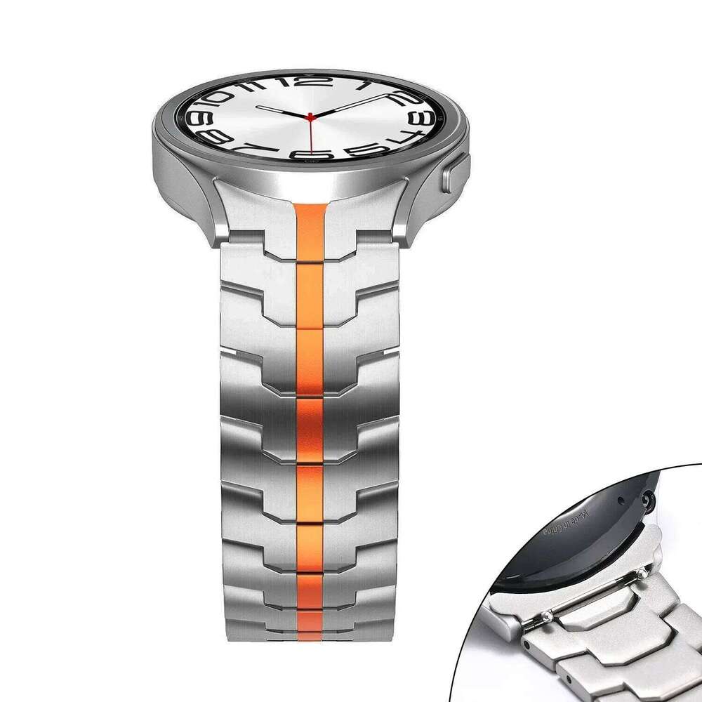 Stainless Steel Strap for Samsung Galaxy Watch 7 5 4 40mm 44mm 6 Classic 43mm 47mm No Gaps Metal Band 5Pro 45mm Quick Bracelet Z260207