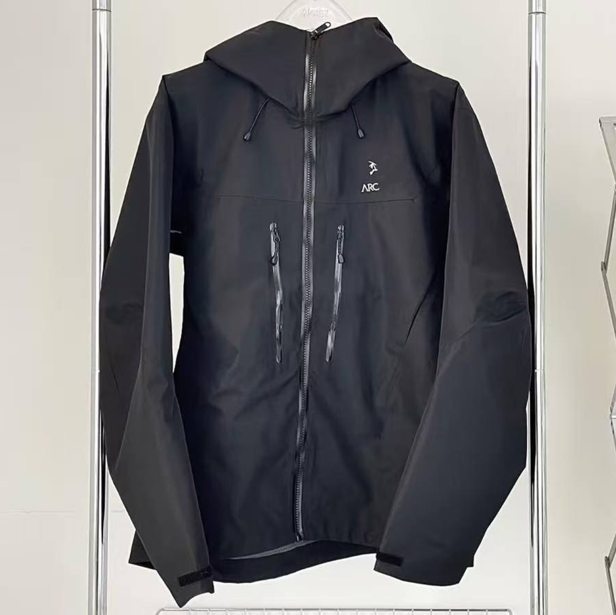 Designer jacket Mens Jacket outdoor zipper jacket Lt Sv Arc ski Jacket Windproof and waterproof mountain skiing Windproof and Breathable Single Layer z5d