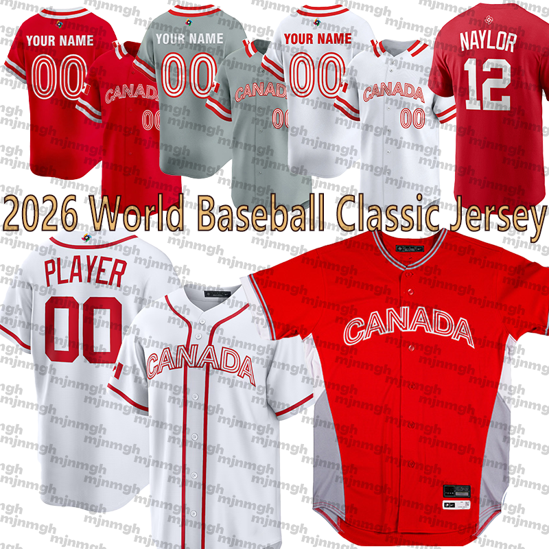 #5 Freddie Freeman #27 Tyler O'Neill Jersey Team Canada Baseball Jersey 2026 Canada World Baseball Classic Jerseys