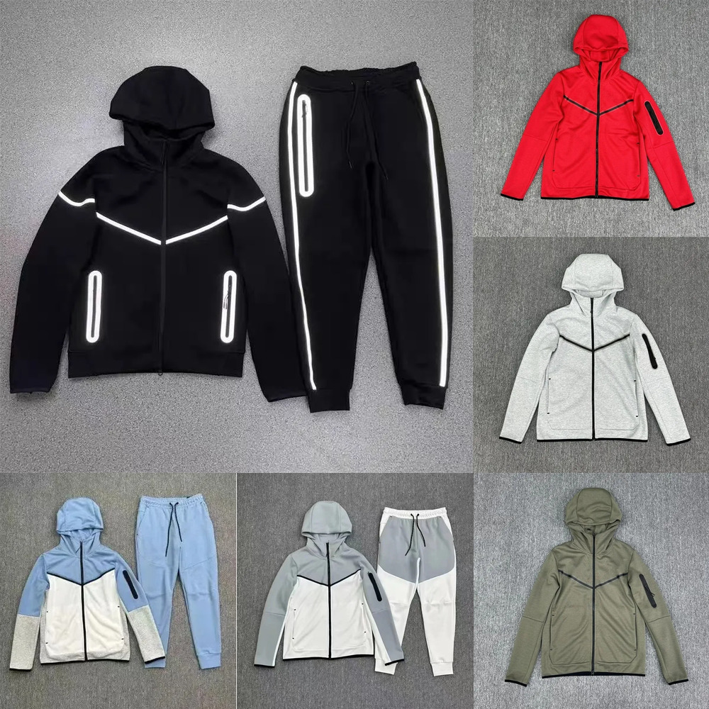 Tech Fleece Mens Womens Hoodies Pants Tracksuits Sports Jackets Space Cotton Trousers Man Tracksuit Bottoms techfleece Man Joggers jogging pants