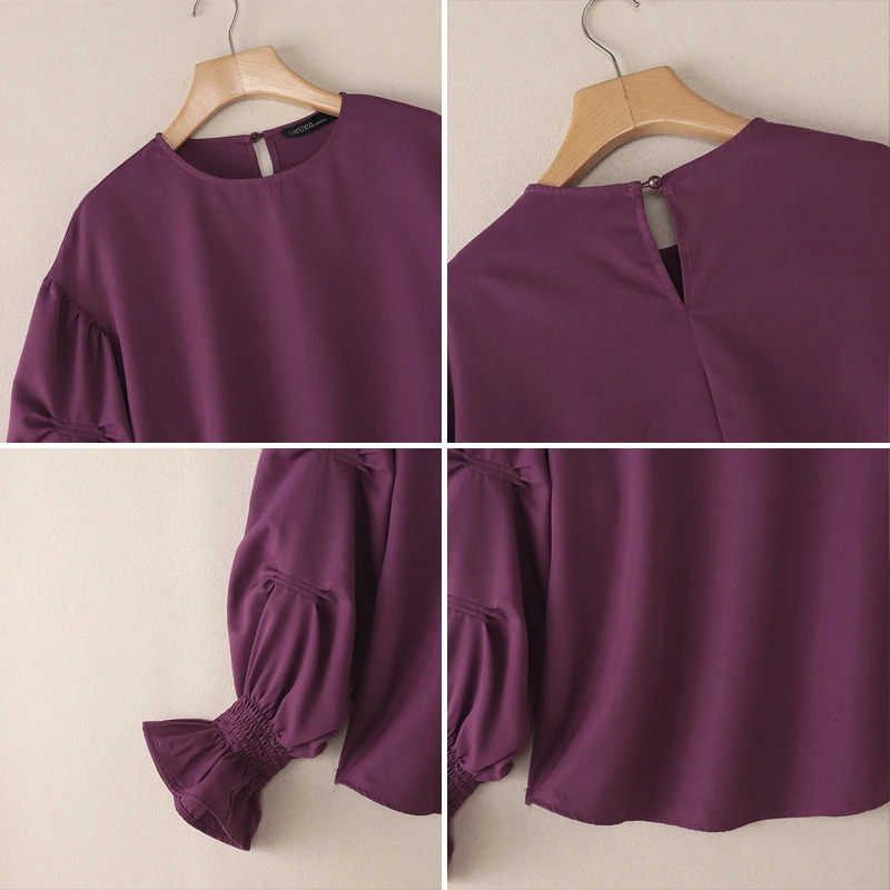 2026 ZANZEA Spring Elegant Long Sleeve Blouse Stylish Women Tops Office Work Shirt Casual Solid Color Buttons Blusas Mujer Femme 260207