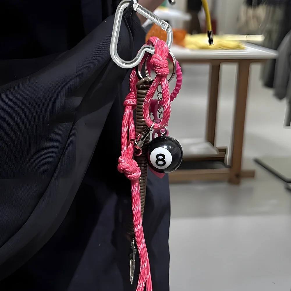 Bag Charms Purse Charms kit Keychains for WomenCute Flower Rope Keychain Bag Charm for Handbag Accessories Tready Charms for Pu 260107