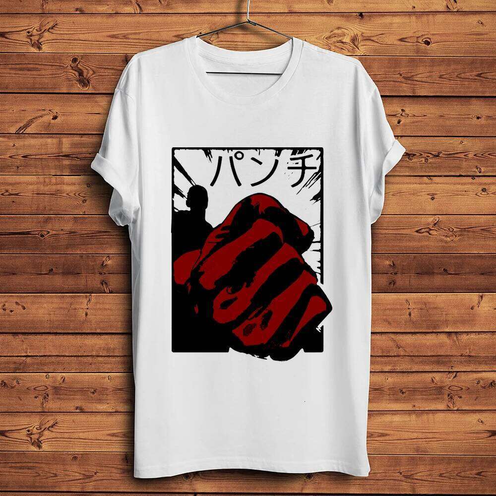 one punch Hero,Saitama,OK MAN,Funny Anime Tshirt ,Men White Casual Short Sleeve T-Shirt,Unisex Streetwear,manga Tee C260207
