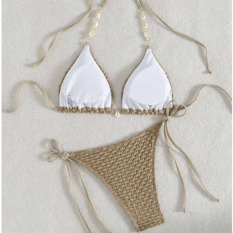 White Sexy Bikinis 2026 Swimsuits Women's Swimwear Push Up Female Beach Swim Wear Bathing Suits Brazilian Bikini Set Pool Bather C260207