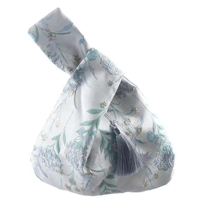 Storage Bags Cosmetic Temperament New Chinese Style Handbag Cheongsam Accessories Tassel Knot Wrist Bag Small Item Pouch