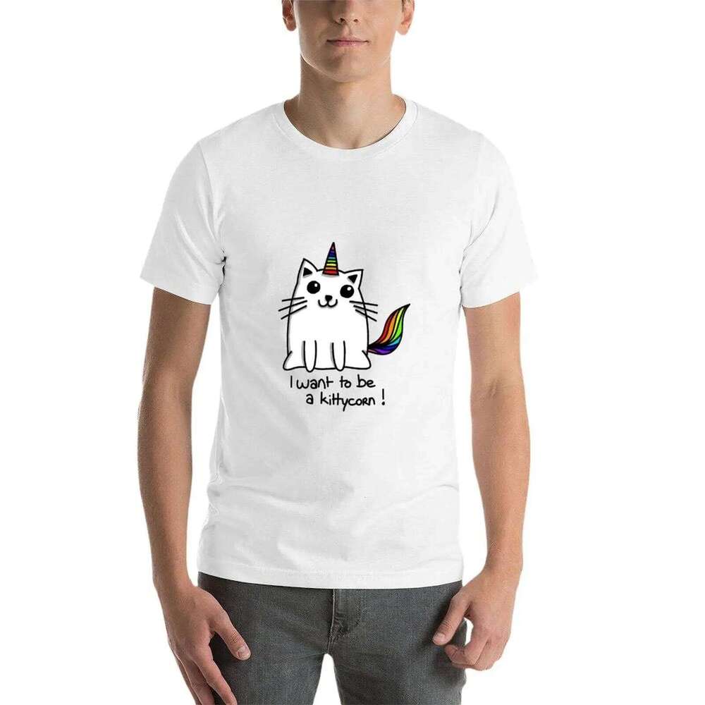 Cat unicorn man high quality cotton t shirt pack T-Shirt C260207