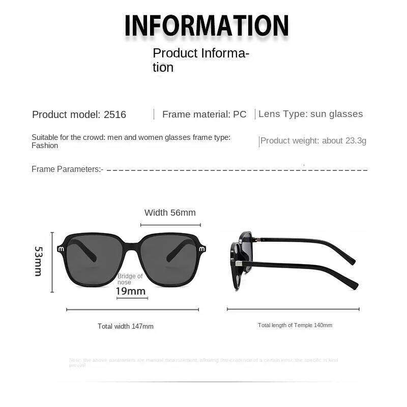 NEW Brand Sunglasses Women's Square Classic Large Frame Fashion Men's Rectangular Letter Design Retro Sun Glasses UV400 Y260207