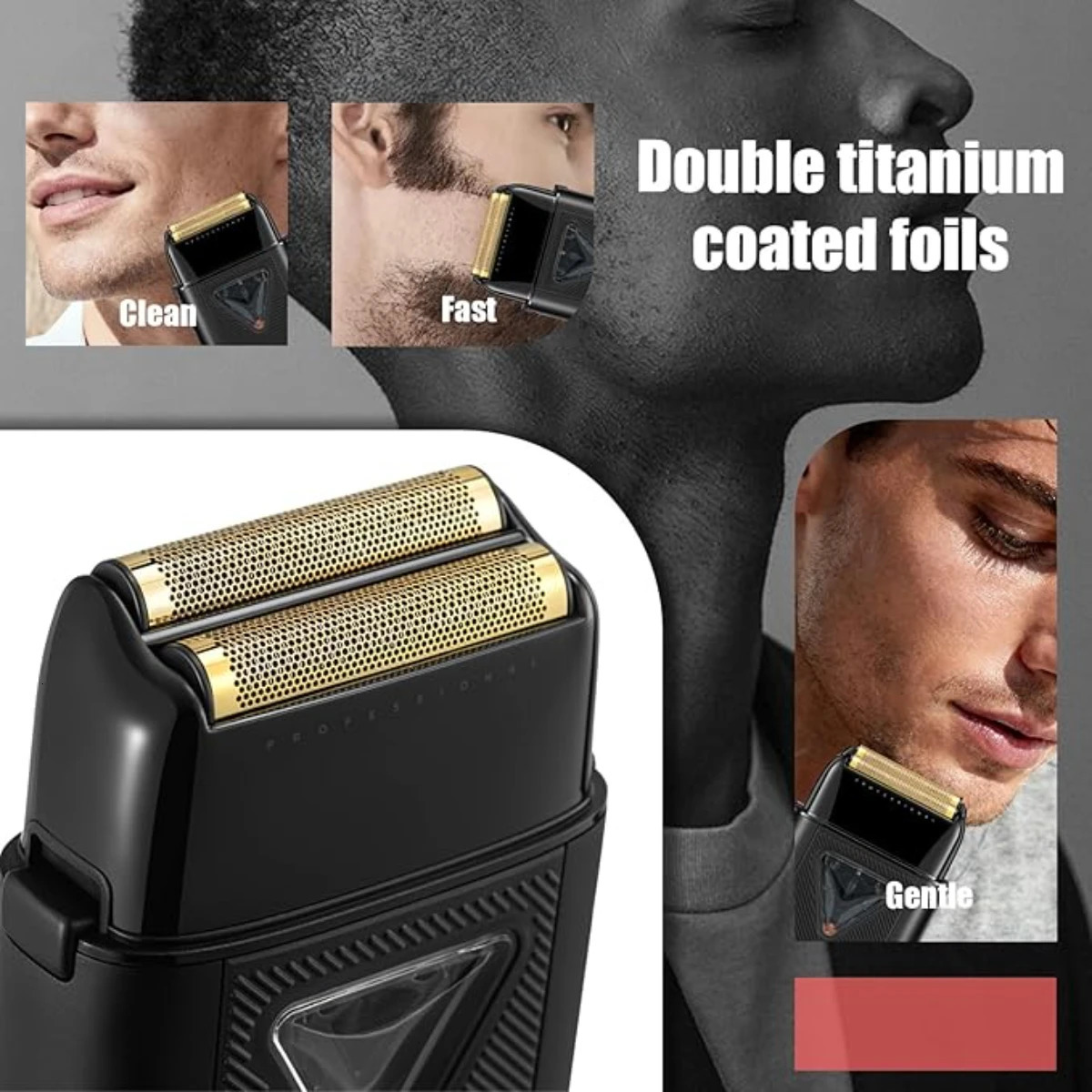 VGR Shaver Professional Beard Trimmer Electric Shaver 10000 RPM Vector Motor Razor Shaving Machine Foil Shaver for Men V-334 260126