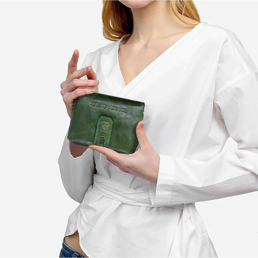 Contacts'S Fashion Women Short Wallets Genuine Leather Woman Wallet Zipper Coin Purse With Card Holder Money Bags Large Capacity Y260206