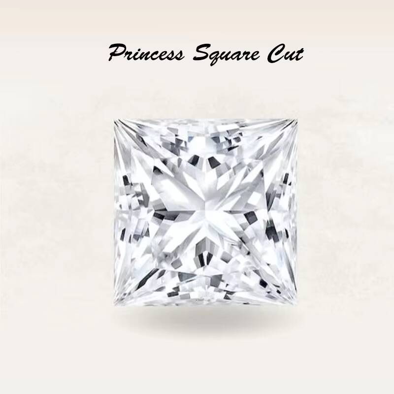 Wholesale IGI Certified Lab Grown Diamonds 1ct 2 Carat Princess Cut Vvs1 Diamond 3ct Loose HPHT CVD Lab Grown Diamond