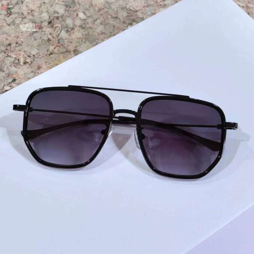 Fashion Men Metal Sunglasses Luxury Brand Square Double Bridges Sun Glasses For Women Summer Outdoor Eyeglasses UV400 Y260207