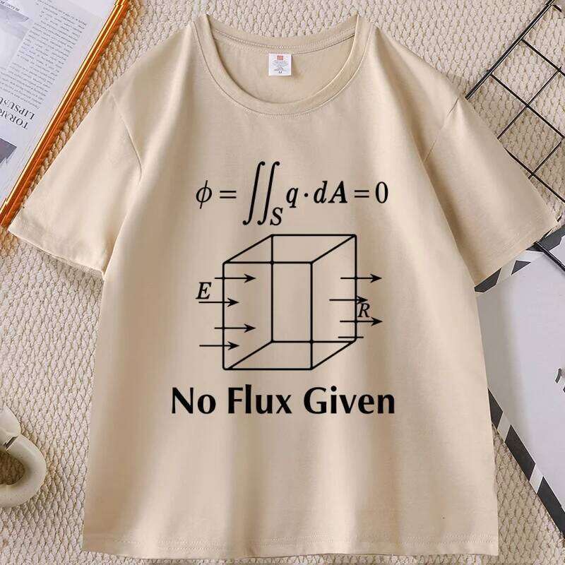 Funny Physics T-Shirt Math Humor Teeman Cotton High Quality Short Sleeve Tshirt Men's Clothing Casual Streetwear Clothes C260207